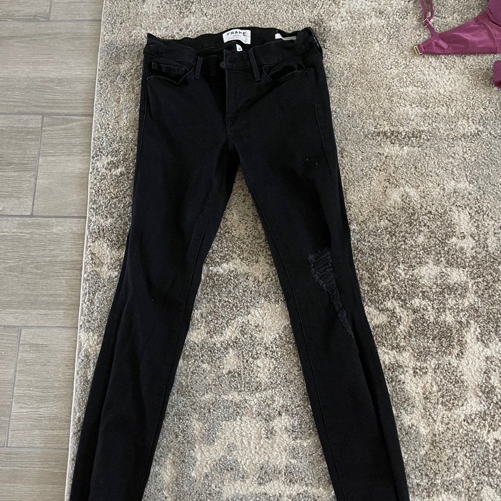 Frame denim jeans black size 27